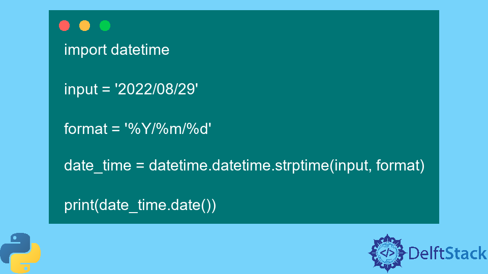 Datetime Strptime Example